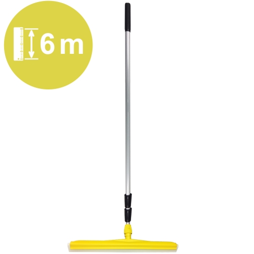 55cm ściągacz do wody zolty z kijem 6m teleskopowym
